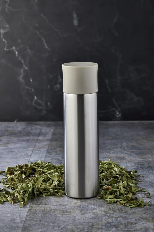 CKR-2074 Krem 750 ML Bardaklı Paslanmaz Çelik Termos