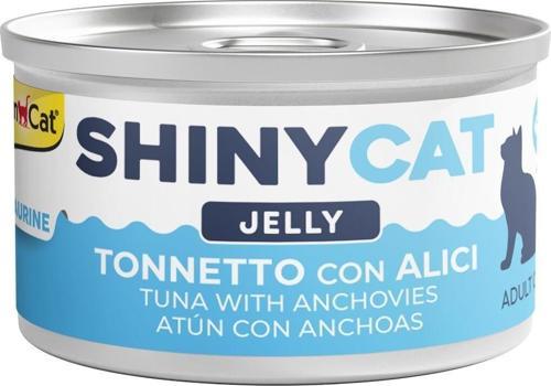Shinycat Jelly (Jöle İçinde) Ançüezli Ton Balıklı Kedi Konservesi 70Gr