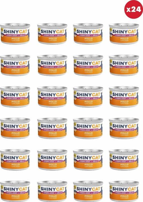 Shinycat Jelly (Jöle İçinde) Tavuklu Kısır Kedi Konservesi 70Gr X 24 Adet