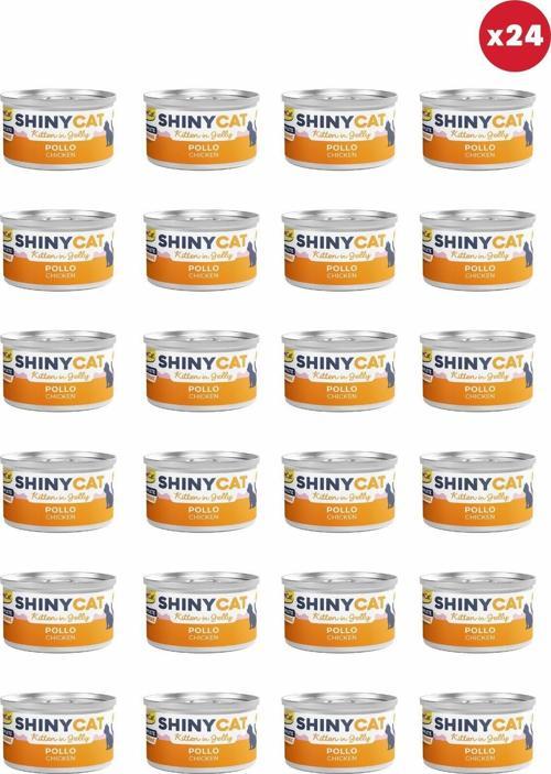 Shinycat Jelly (Jöle İçinde) Tavuklu Yavru Kedi Konservesi 70Gr X 24 Adet