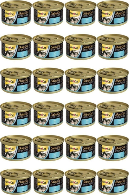 Shinycat Tuna Balıklı Konserve Yavru Kedi Maması 70 Gr X 24 Adet