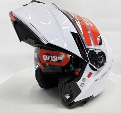 Kask Genesis Sv A0 Çene Açılır Kask Parlak Beyaz
