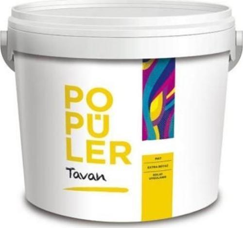 Popüler Tavan Boyası Mat Beyaz 10 KG