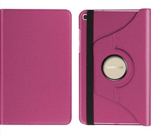 Samsung T290 Tab A 8 inç 360 Derece Dönebilen Kılıf - Pembe
