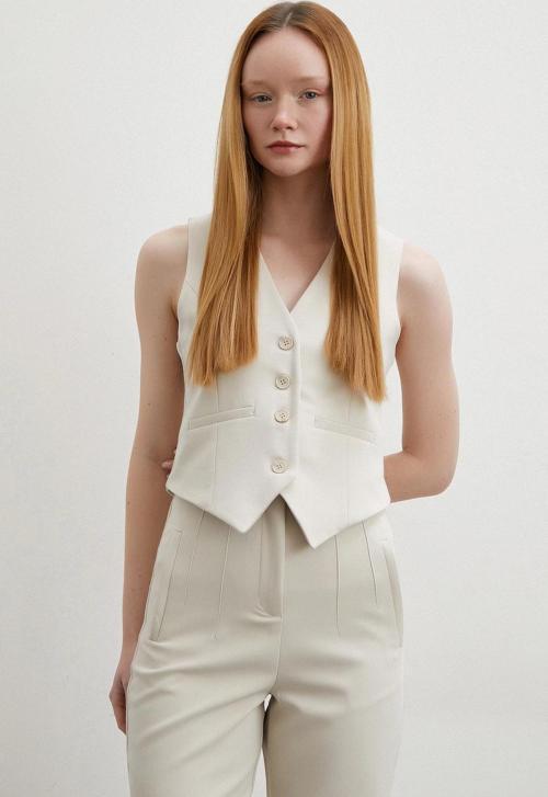 Astarlı Kuplu Yelek Bej