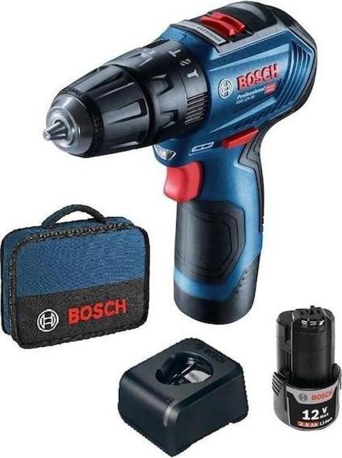 Professional GSB 12v-30 Çift Akülü 2AH Darbeli Vidalama Makinesi (Çift Akülü)