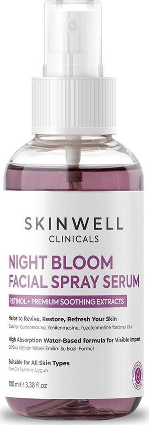 Gece Yoğun Bakım Retinol İçerikli Yüz Bakım Sprey Serum 100ML