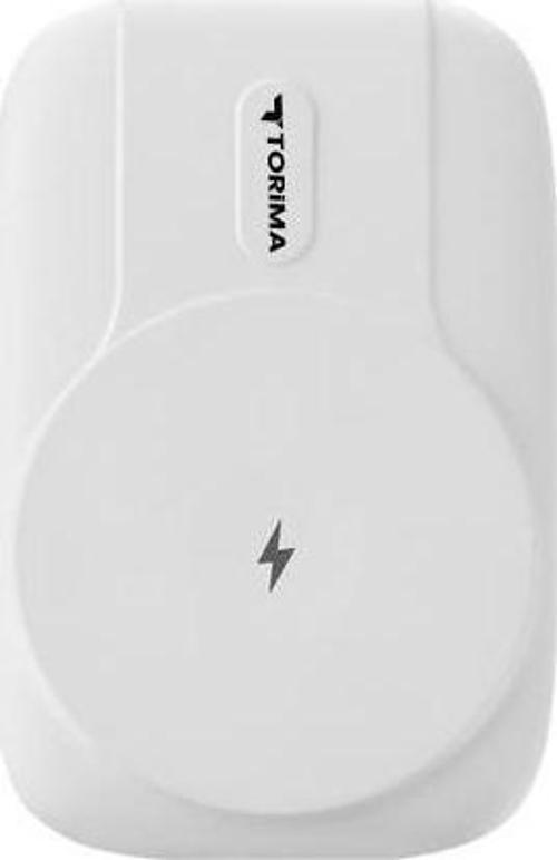 Beyaz 10000mAh Magsafe Powerbank – Standlı, Kablosuz & PD 22.5W Hızlı Şarj