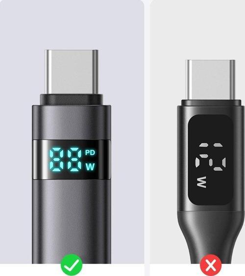 CA-5610 Usb-C To Usb-C 100W Kablo Yatay LED Ekranlı Siyah