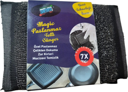 Inox Telli Bulaşık Süngeri 2li Paket