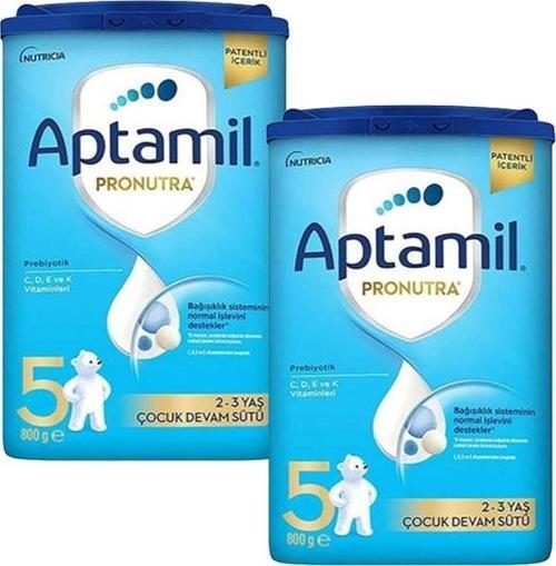 5 Pronutra Devam Sütü 800 g 2 Yaş+ Akıllı Kutu x 2 Adet