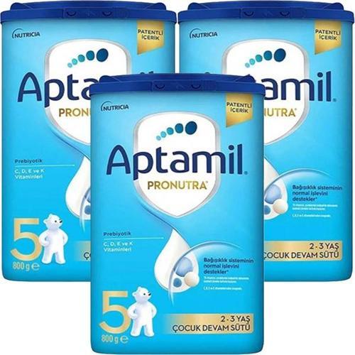 5 Pronutra Devam Sütü 800 g 2 Yaş+ Akıllı Kutu x 3 Adet