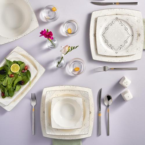 Classy 57 Parça 12 Kişilik New Bone Yemek Takımı