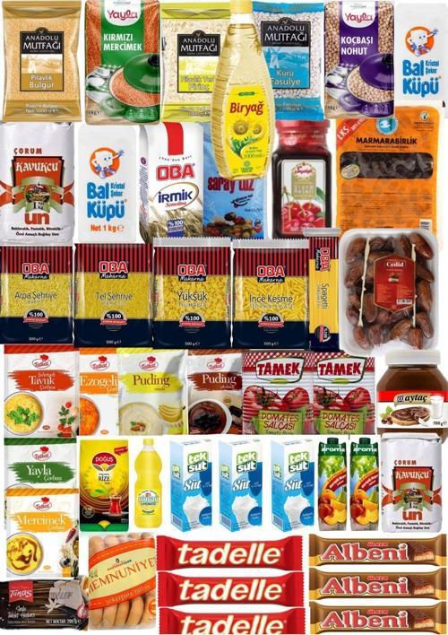 Ramazan Paketi Kumanya Yardım Gıda Erzak Kolisi