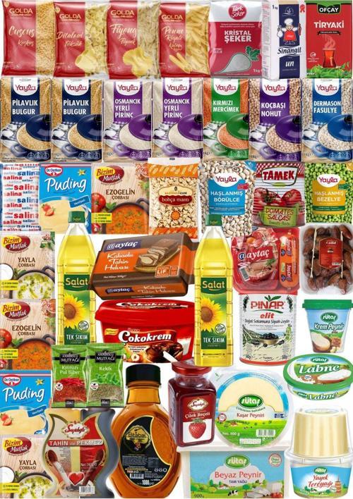 Yayla Mega Kumanya Erzak Kolisi Sahur Paketi Lüks Koli Kahvaltı Paketi