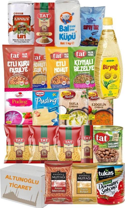 Ramazan Paketi Kumanya Erzak Kolisi Ekonomik 21 Parça Ürün