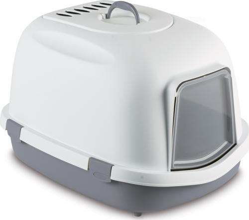 Super Queen Beyaz /gri Kedi Tuvaleti 55x71x46cm