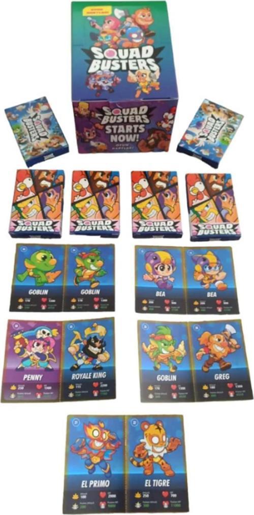 Squad Busters Kart Serisi 240 Adet Oyun Kartı 24 Paket