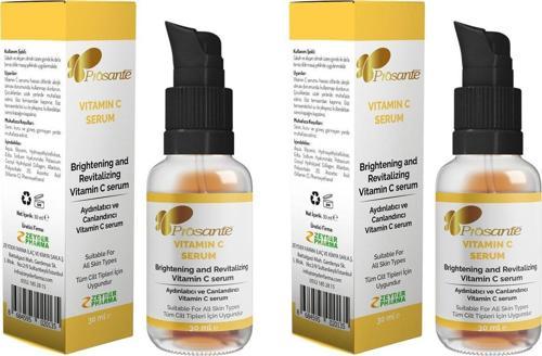 Aydınlatıcı Ve Canlandırıcı Vitamin C Serum 30 ml x 2 Adet