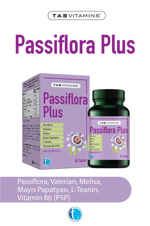 Tabvitamins Passiflora Plus 30 Tablet