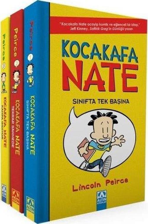 Kocakafa Nate Serisi Seti 1 - 3 Kitap Takım