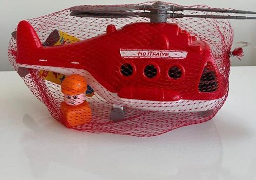 İftaiye Helikopteri Adamlı | 27x12 Cm | Mavi Su Dünyası