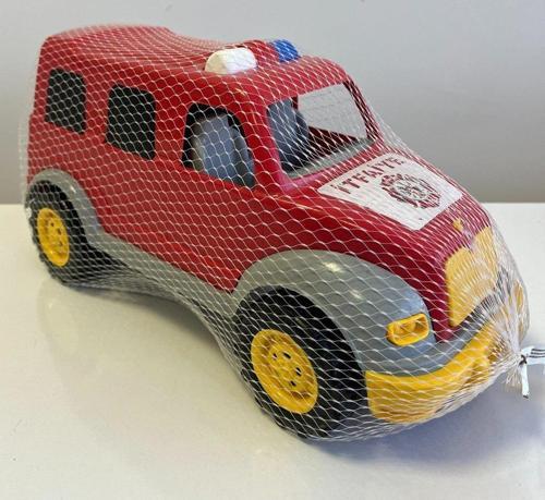 Kırmızı Renkli İtfaiye Arabası | 27x14 Cm | Mavi Su Dünyası