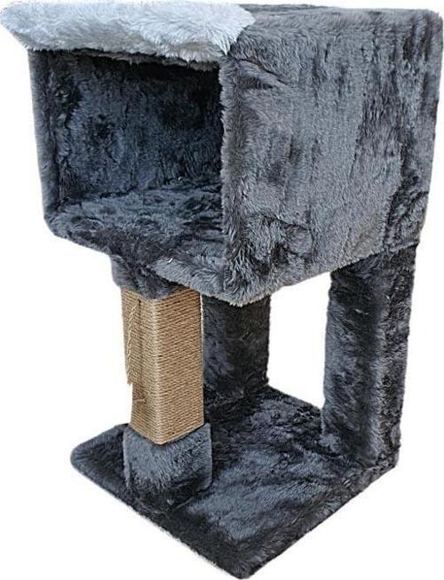 Single Kedi Evi 40-40-70cm Antrasit