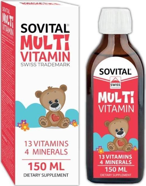 Sovital Multivitamin 13 Vitamins 4 Mineral Şurup 150ml