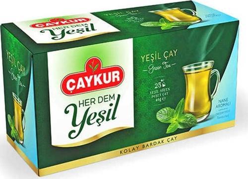 Naneli Yeşil Çay 1,6 Gr * 25 Adet