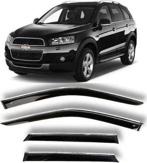 Chevrolet Captiva Uyumlu 2006 Sonrası Kromlu Cam Rüzgarlığı 4 Lü