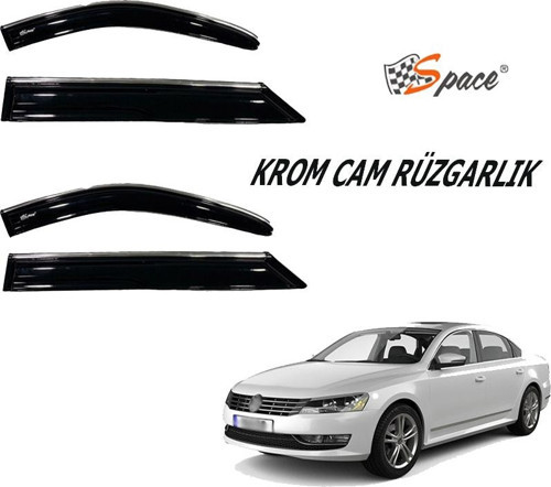 Krom cam rüzgarlığı Volkswagen Passat B7 2011-2018 / CARU406