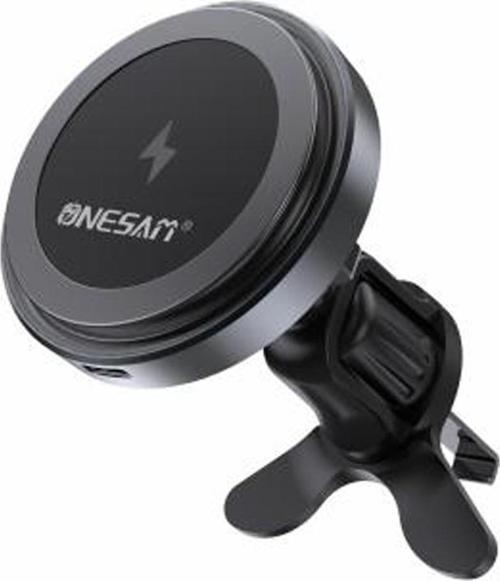 Onesam F48 15W Magsafe Kablosuz Şarjlı Araç Telefon Tutucu 