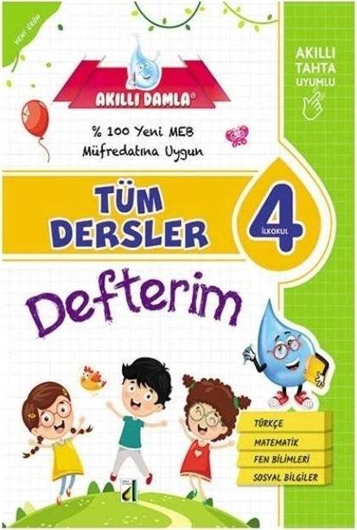 AKILLI DAMLA 4.SINIF AKILLI DEFTER TÜM DERSLER