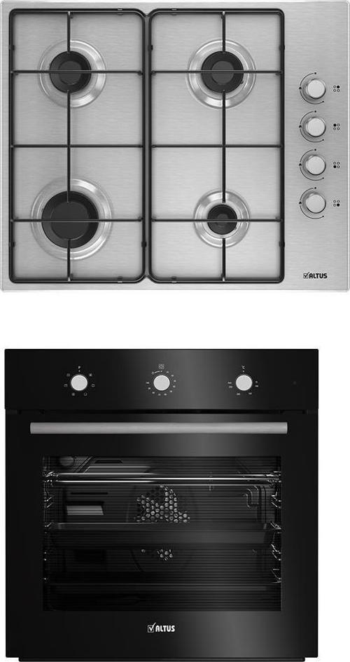 Altus 2'li Ankastre Set 181 GID Ocak - 133 B Turbo Fırın