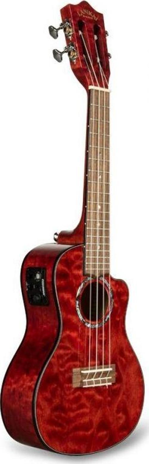 QM-RDCEC Quilted Maple Concert Elektro Ukulele