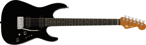 Pro-Mod DK24 HH 2PT CM Caramelized Akçaağaç Klavye Gloss Black Elektro Gitar