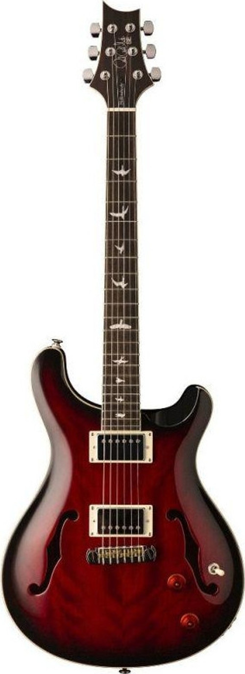 PRS SE Hollowbody Standard Elektro Gitar (Fire Red Burst)