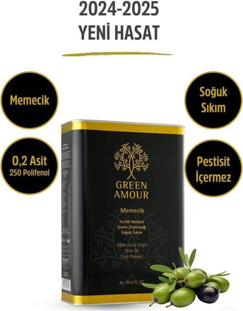 Soğuk Sıkım, Memecik 0,2 Asit 500 Ml %100 Natürel Sızma Zeytinyağı