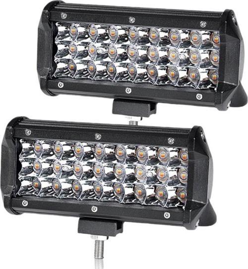 Space Sis lambası çift renk sarı beyaz 24 led çakarlı 72w 12-24v set / LASS281