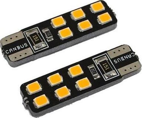 Space T10 Led Ampul Canbus'lı Turuncu 2'li Set 12V / LAAM626-3