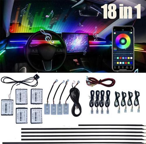 Ambiyans rgb 64 renk aydınlatma set 12v / LAAM435