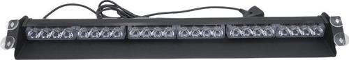 Çakar lamba 70cm 12-30v vantuzlu 24 ledli kırmızı-mavi / LAPA541