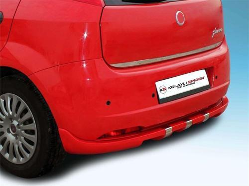 Fiat Grande Punto Arka Tampon Altı Kromlu Fiber 2005-2010