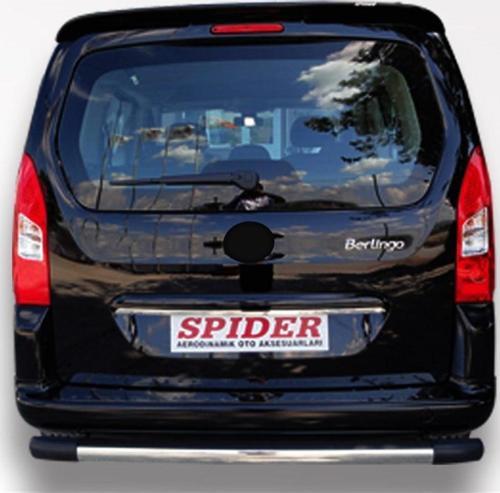 Citroen Berlingo 2 Arka Titan Alüminyum Koruma Siyah 2008 ve Sonrası
