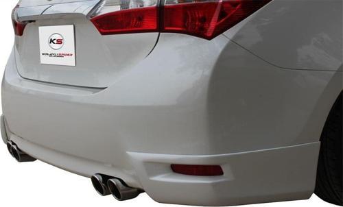 Corolla 11 E170 Arka Tampon Altı 2 Prç Fiber 2014 ve Sonrası
