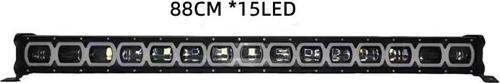 Space Offroad sis lambası 88cm beyaz-amber angelli 12-32v 450w adet / LASS333