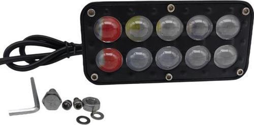 Space Offroad sis lambası kırmızı-mavi-beyaz -sarı çakarlı / beyaz sarı çakarlı/  LASS381