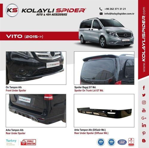 Vito Spoiler Bagaj Gt 2 Prç Fiber 2015 ve Sonrası