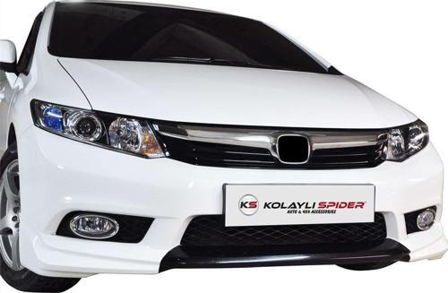 Honda Civic 9 Ön Tampon Altı (Mugen Md) Fiber 2012-2015